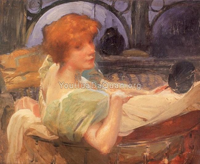 Portrait de Madame Georges Rodenbach - 保罗·艾伯特·贝纳尔